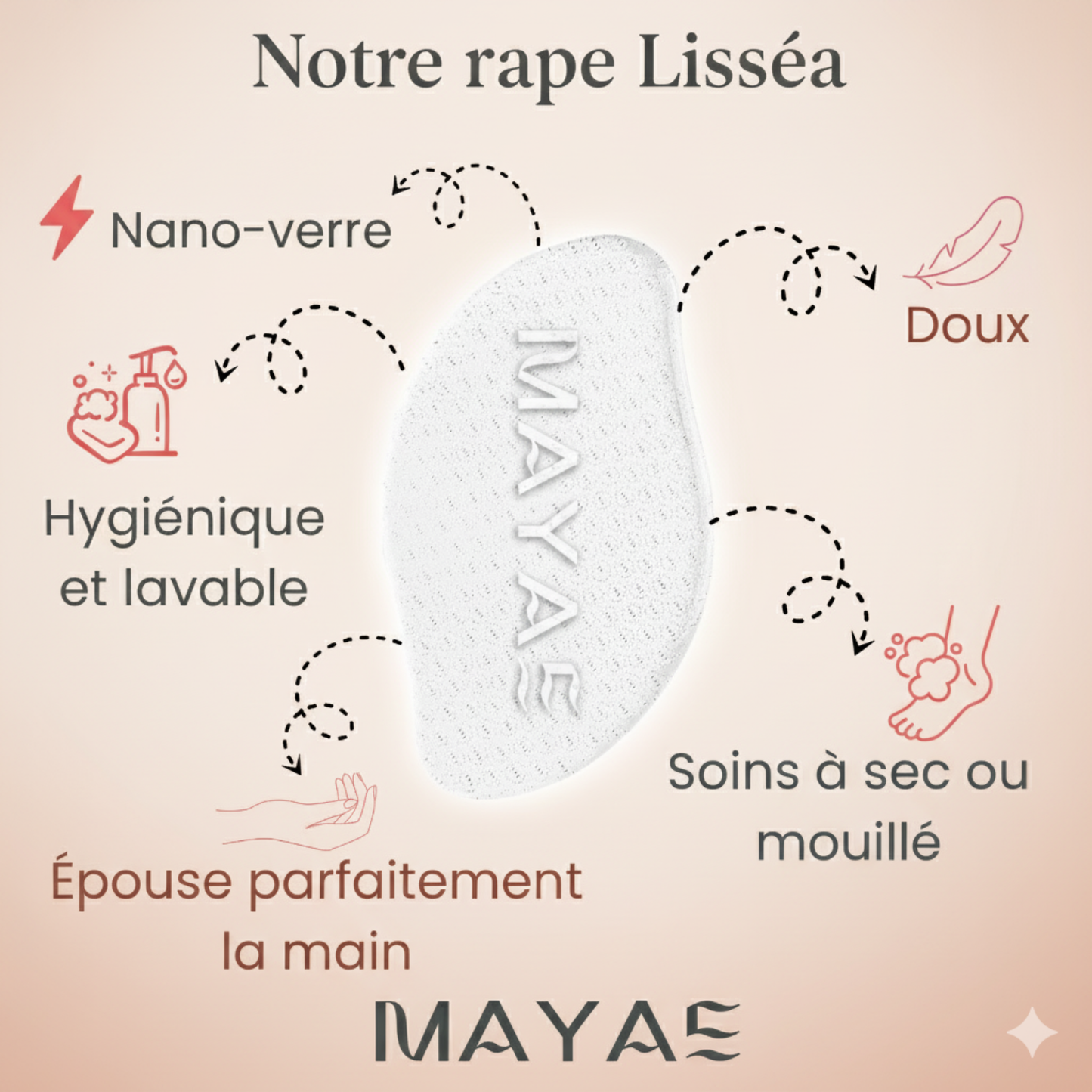 Lisséa, notre râpe pieds tout doux